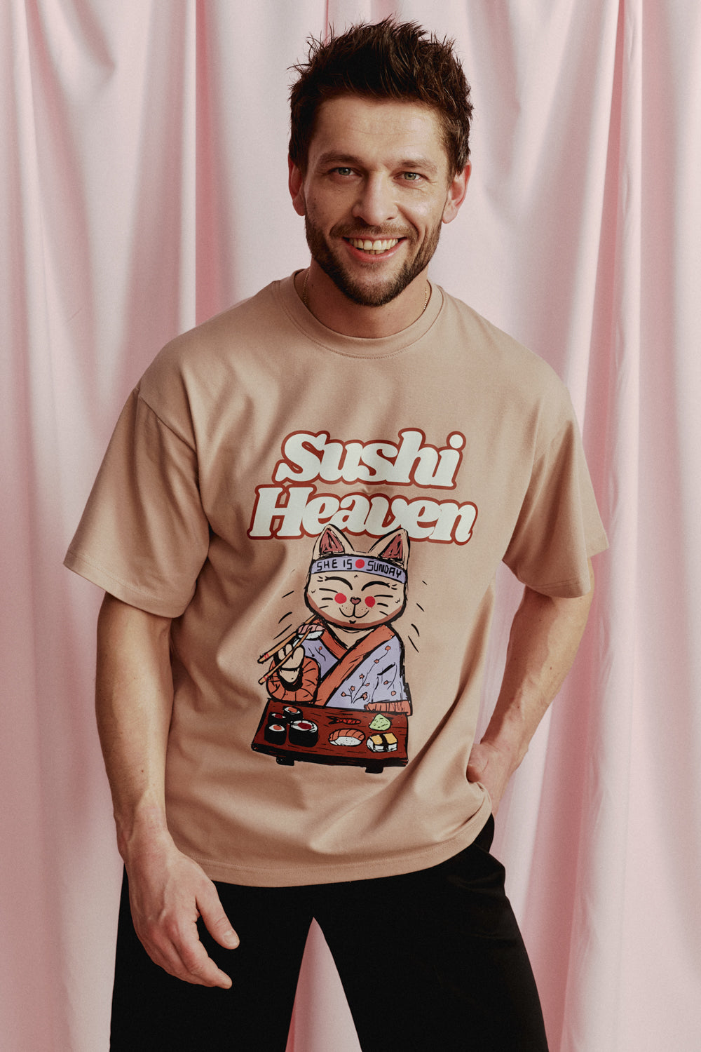 T-SHIRT SUSHI HEAVEN OVERSIZE - MAN