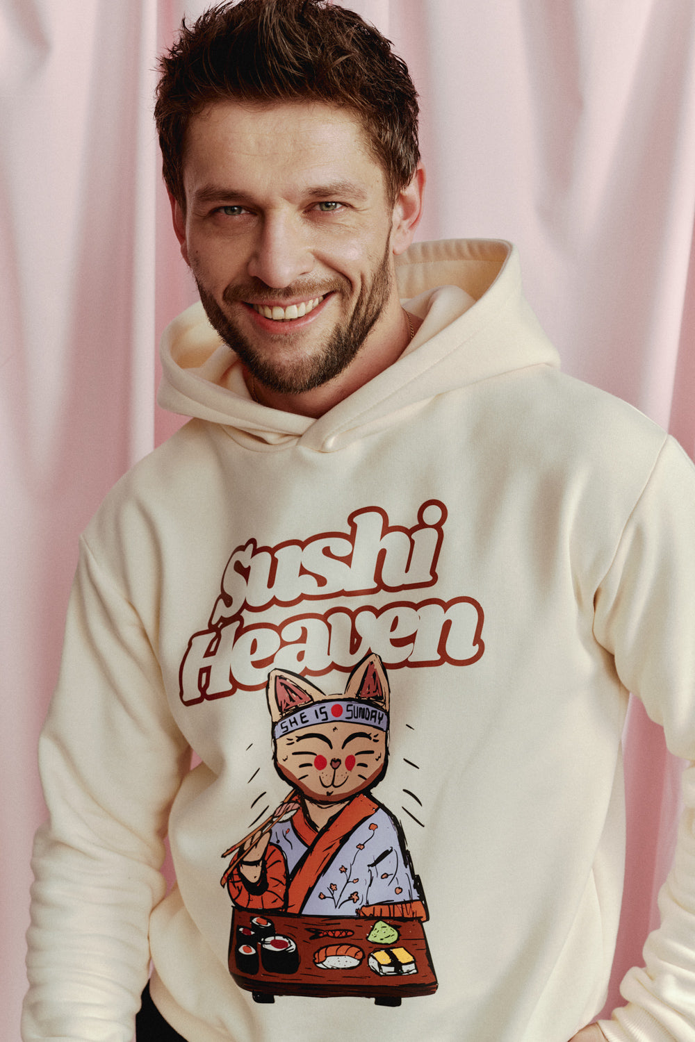 BLUZA SUSHI HEAVEN UNISEX - MAN