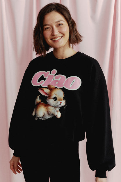 BLUZA BUNNY BLACK