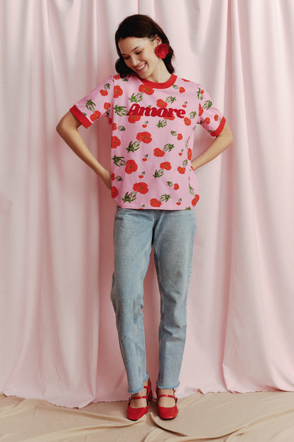 T-SHIRT AMORE POPPY