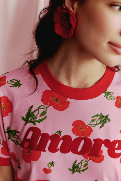 T-SHIRT AMORE POPPY