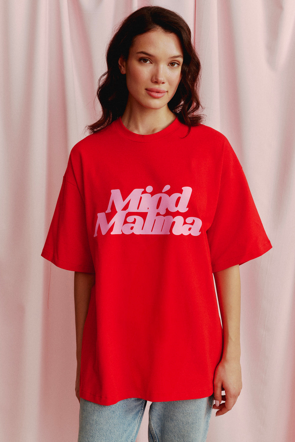 T-SHIRT MIÓD MALINA CZERWONY