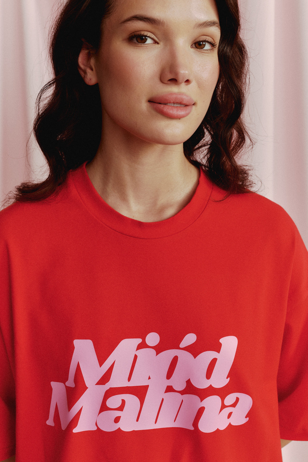 T-SHIRT MIÓD MALINA CZERWONY