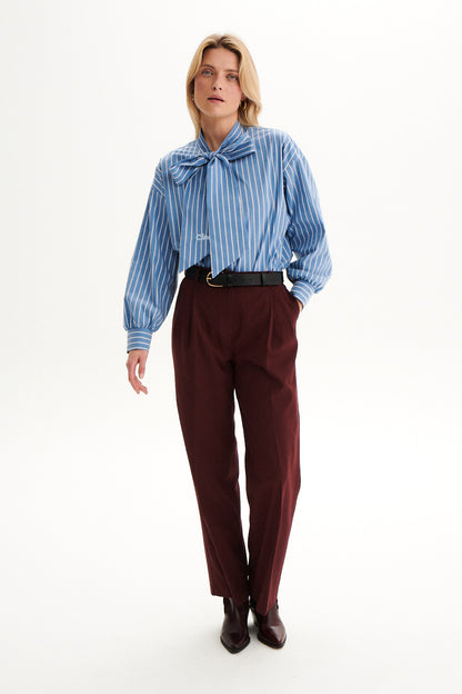 KOSZULA STELLA PASKI NIEBIESKO- BIAŁE