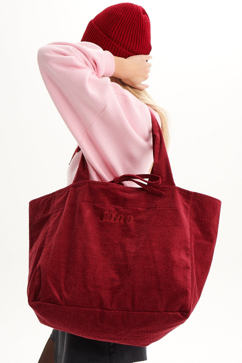 TORBA SHOPPER MALINOWA