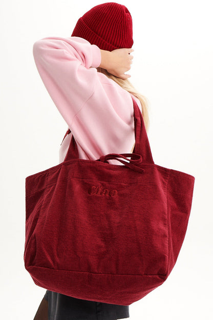 TORBA SHOPPER MALINOWA
