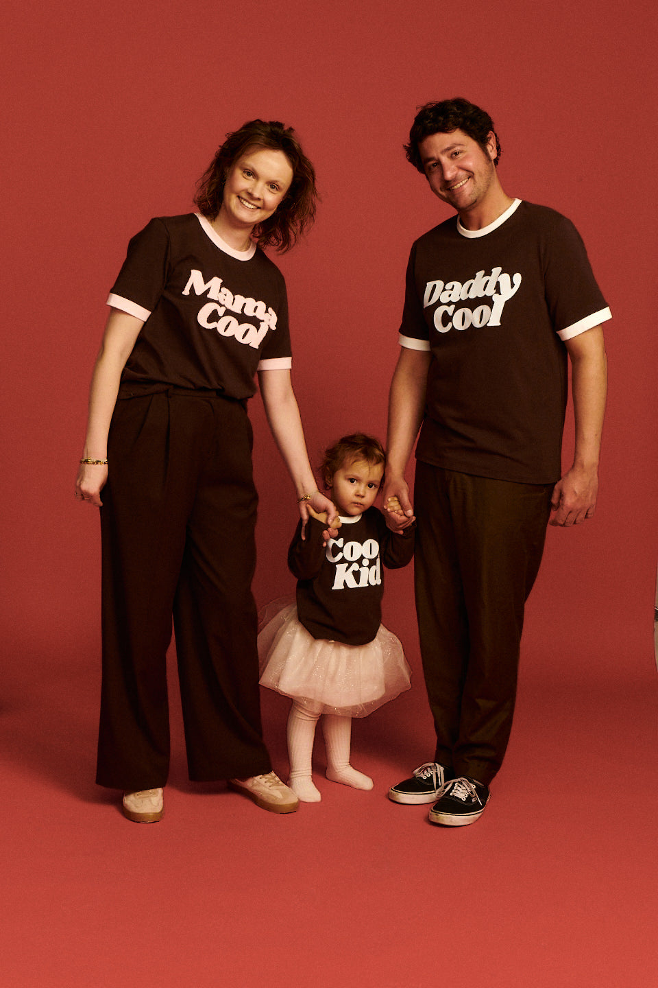 T-SHIRT DADDY COOL CZEKOLADOWY