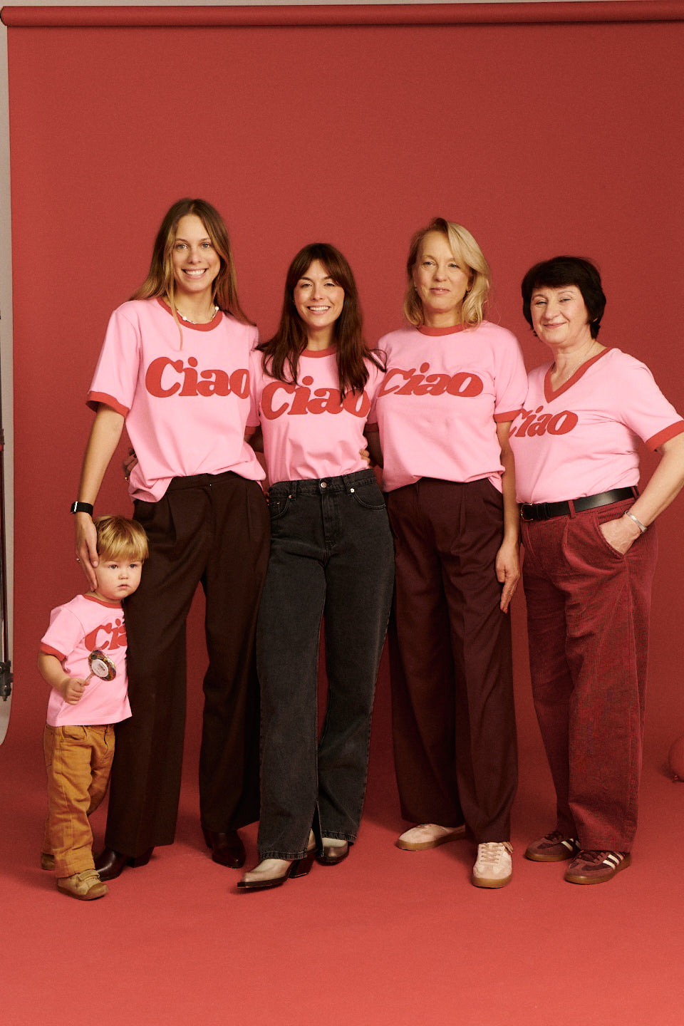 T-SHIRT CIAO SUNDAY RÓŻOWY