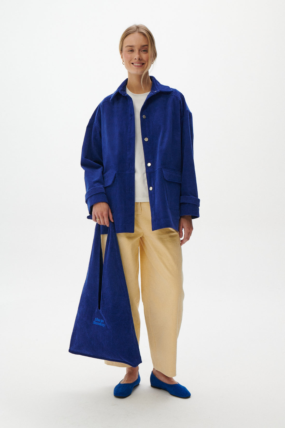 KURTKA SZTRUKSOWA NORDIC KOBALTOWA