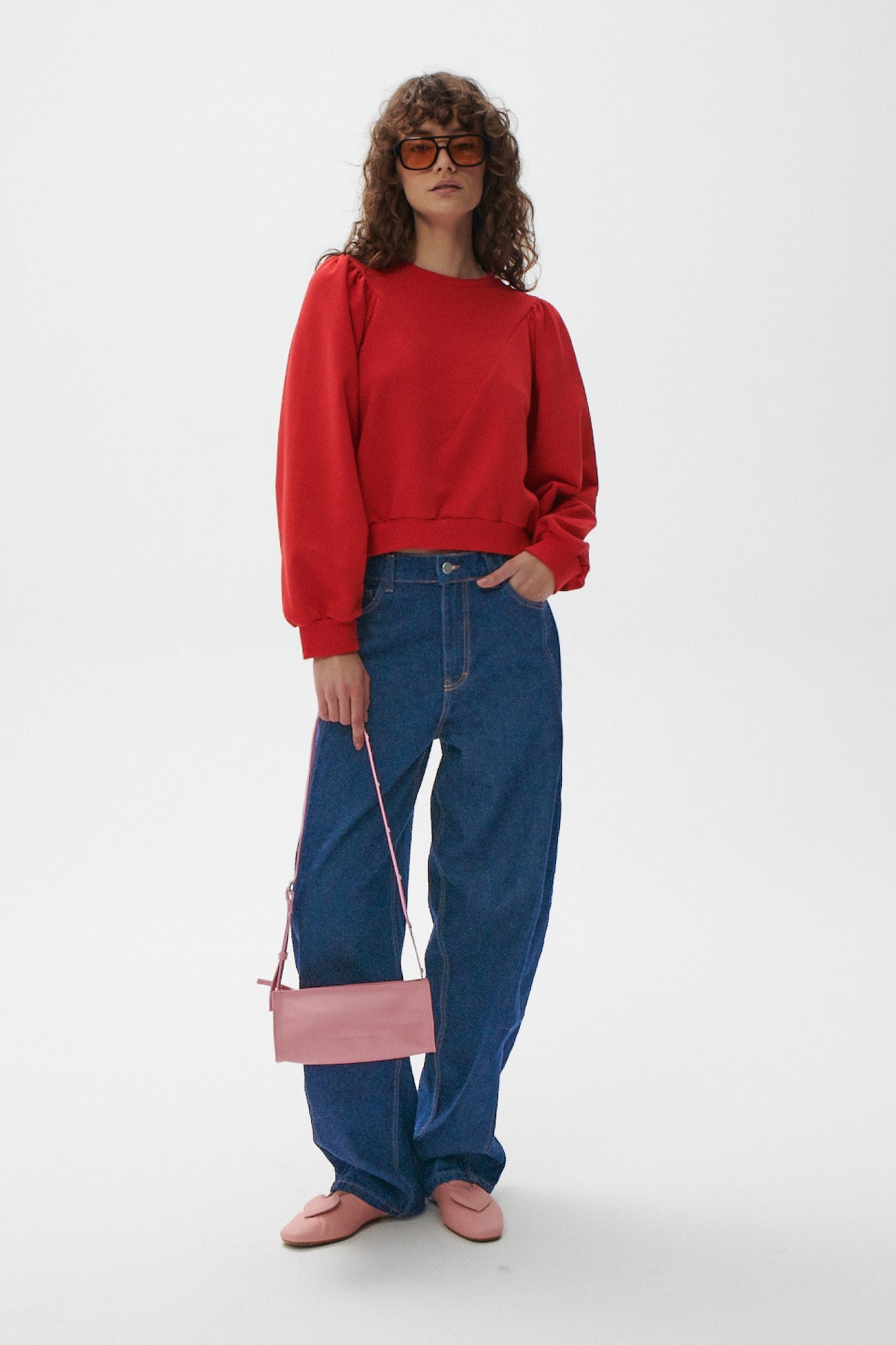 BLUZA ROSSO AMORE CZERWONA