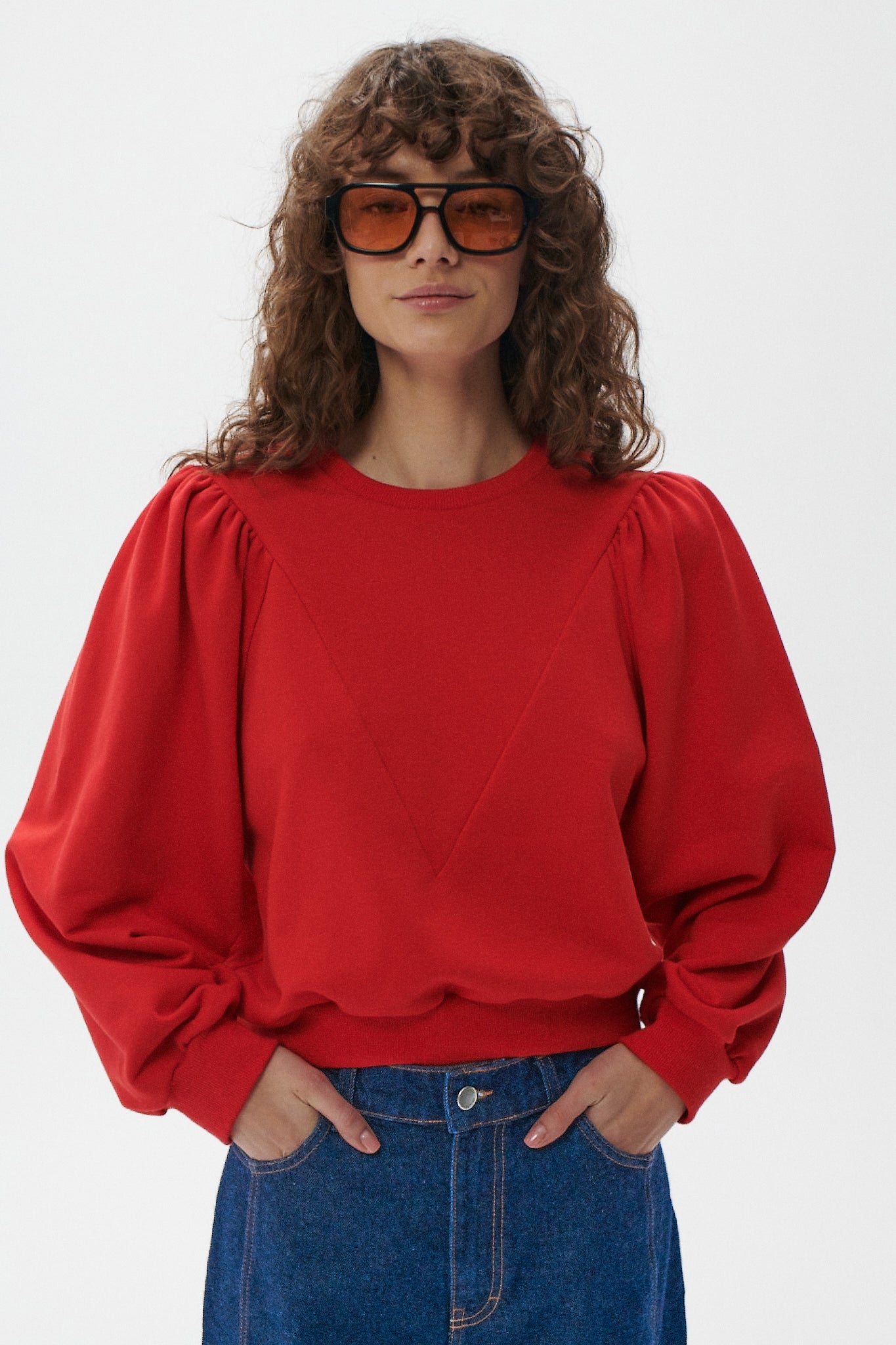BLUZA ROSSO AMORE CZERWONA