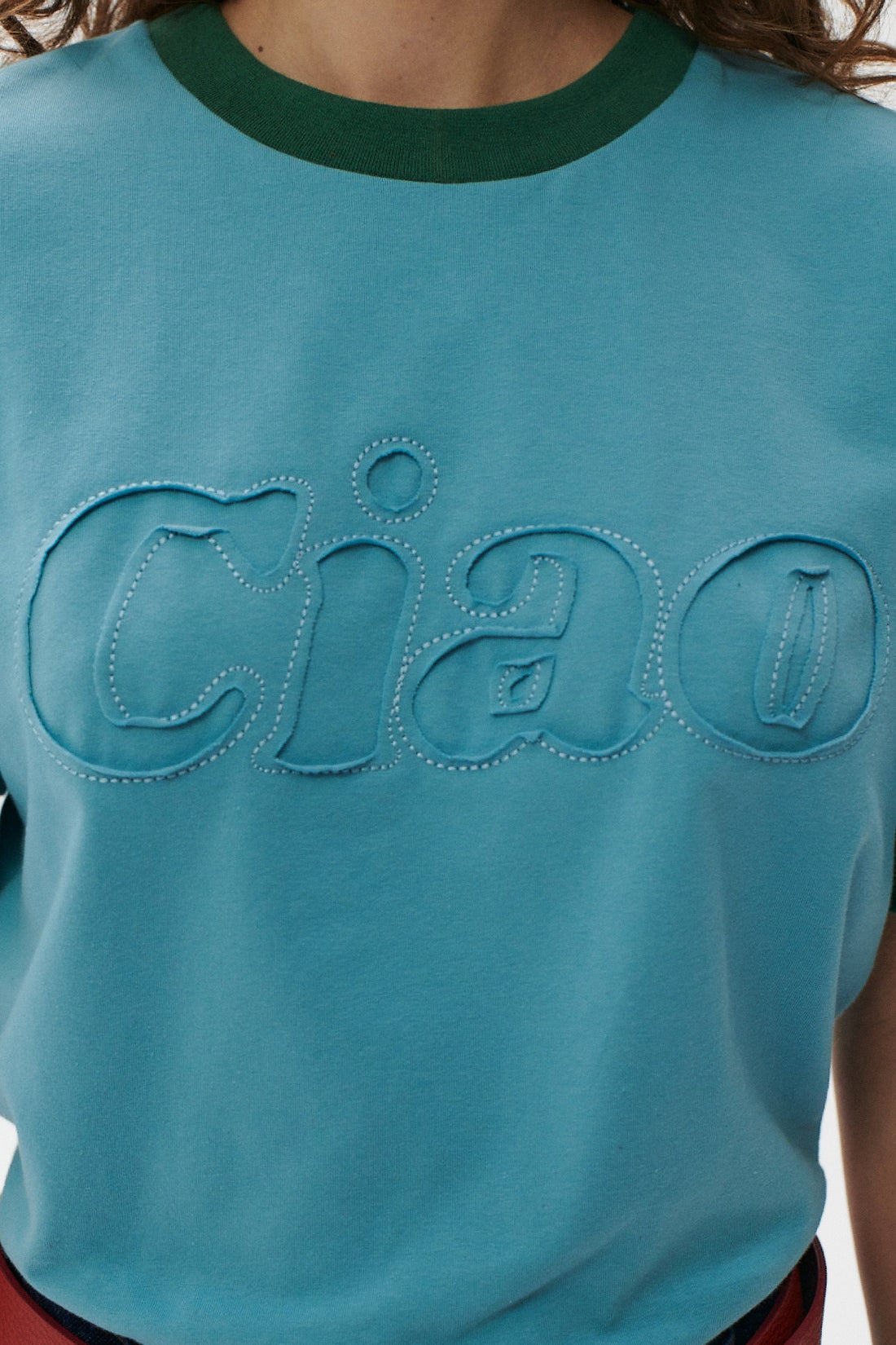 T-SHIRT CIAO NIEBIESKI