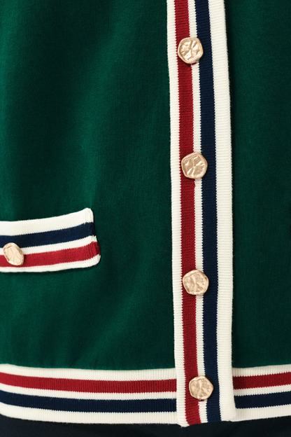 KARDIGAN PAPPAVERO ZIELONY