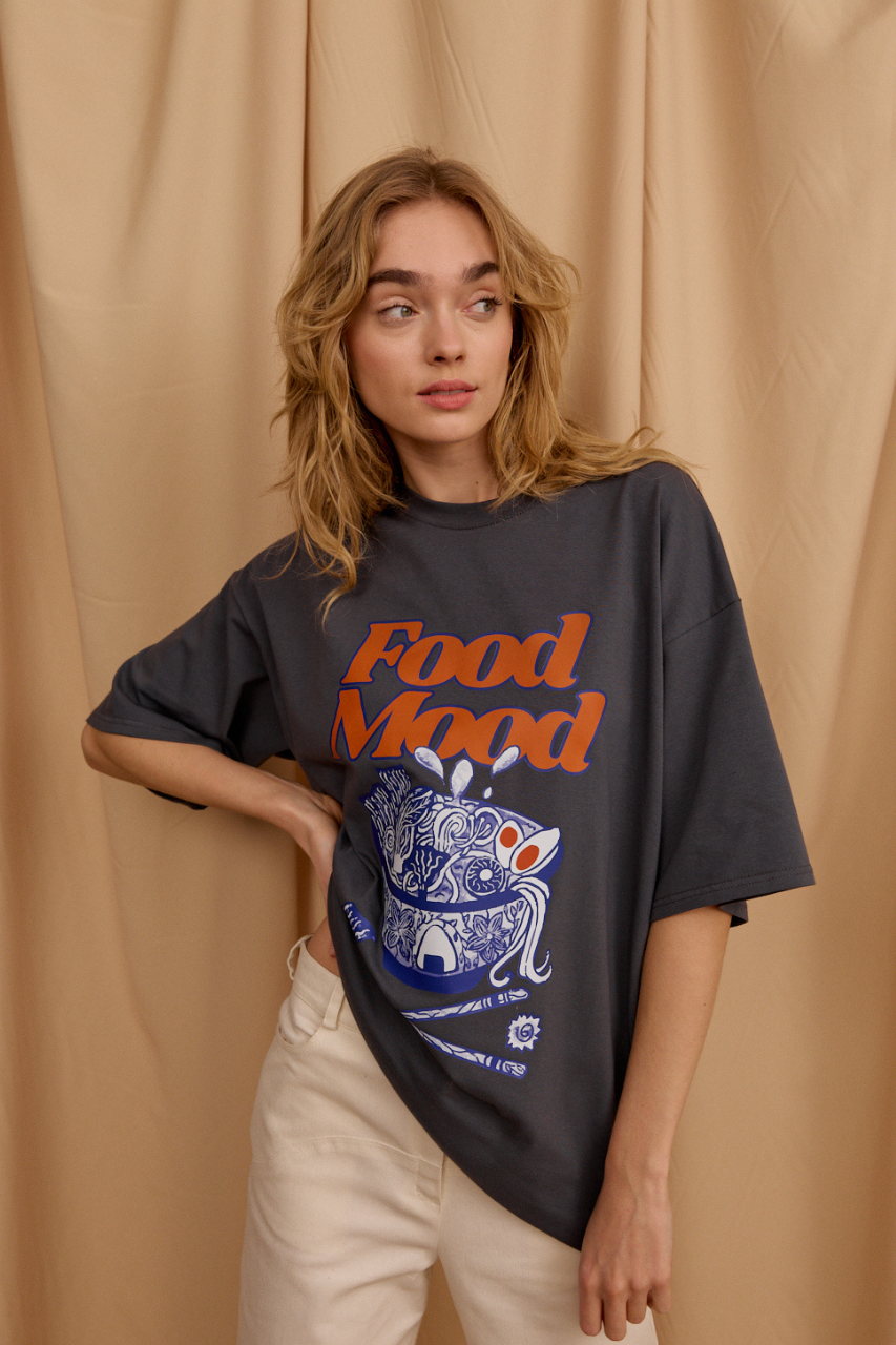 T-SHIRT FOOD MOOD OVERSIZE