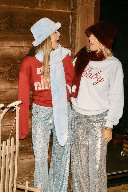 KAPELUSZ FLUFFY BŁĘKITNY