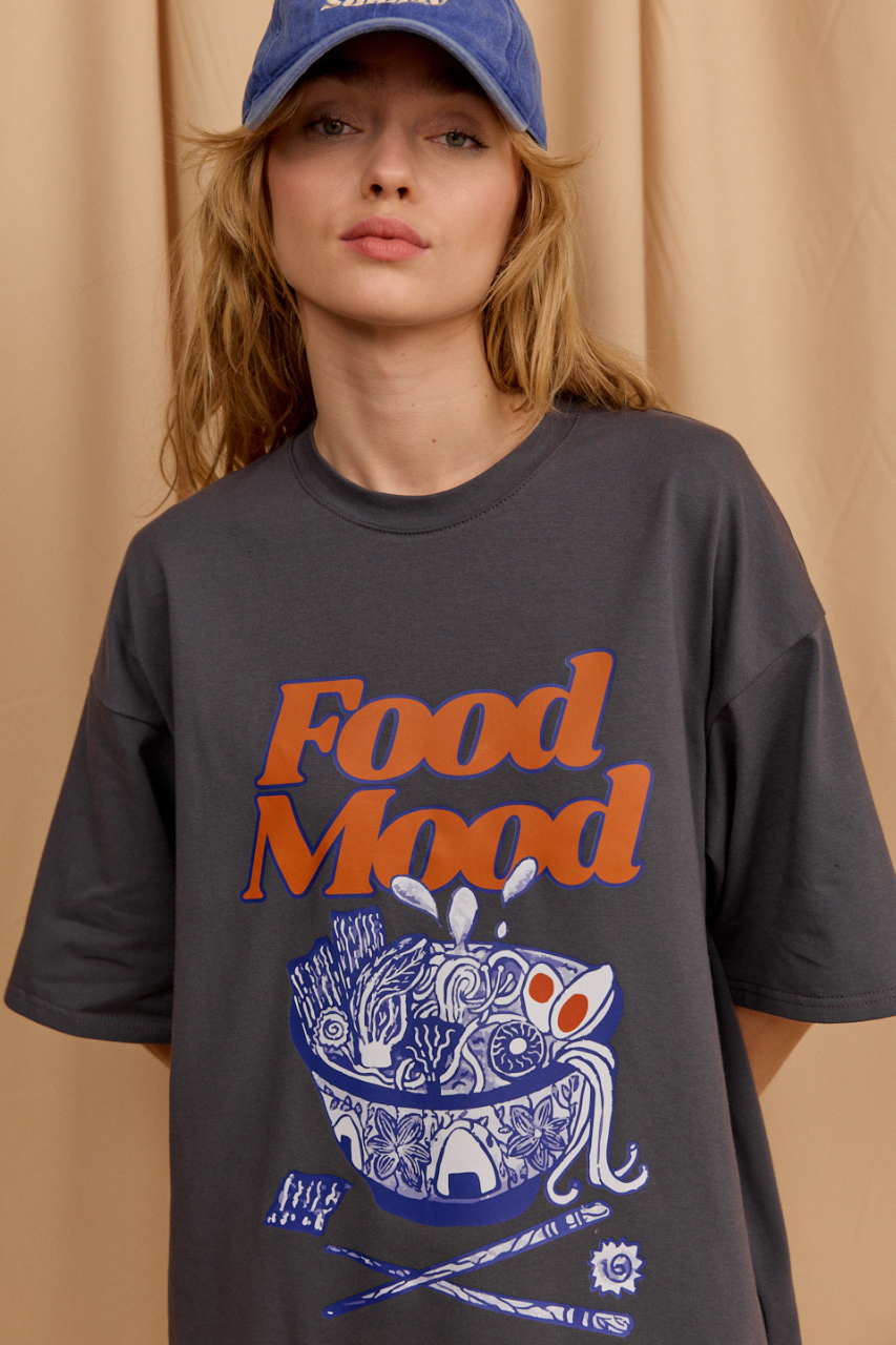 T-SHIRT FOOD MOOD OVERSIZE