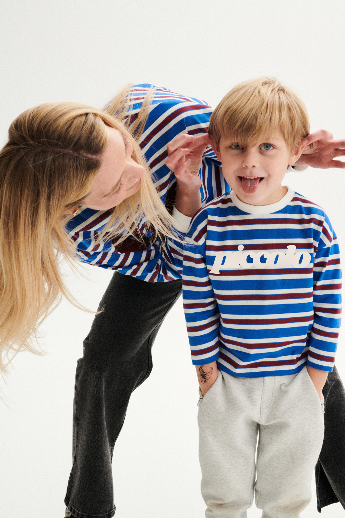 Piccolo Longsleeve with Stripes W