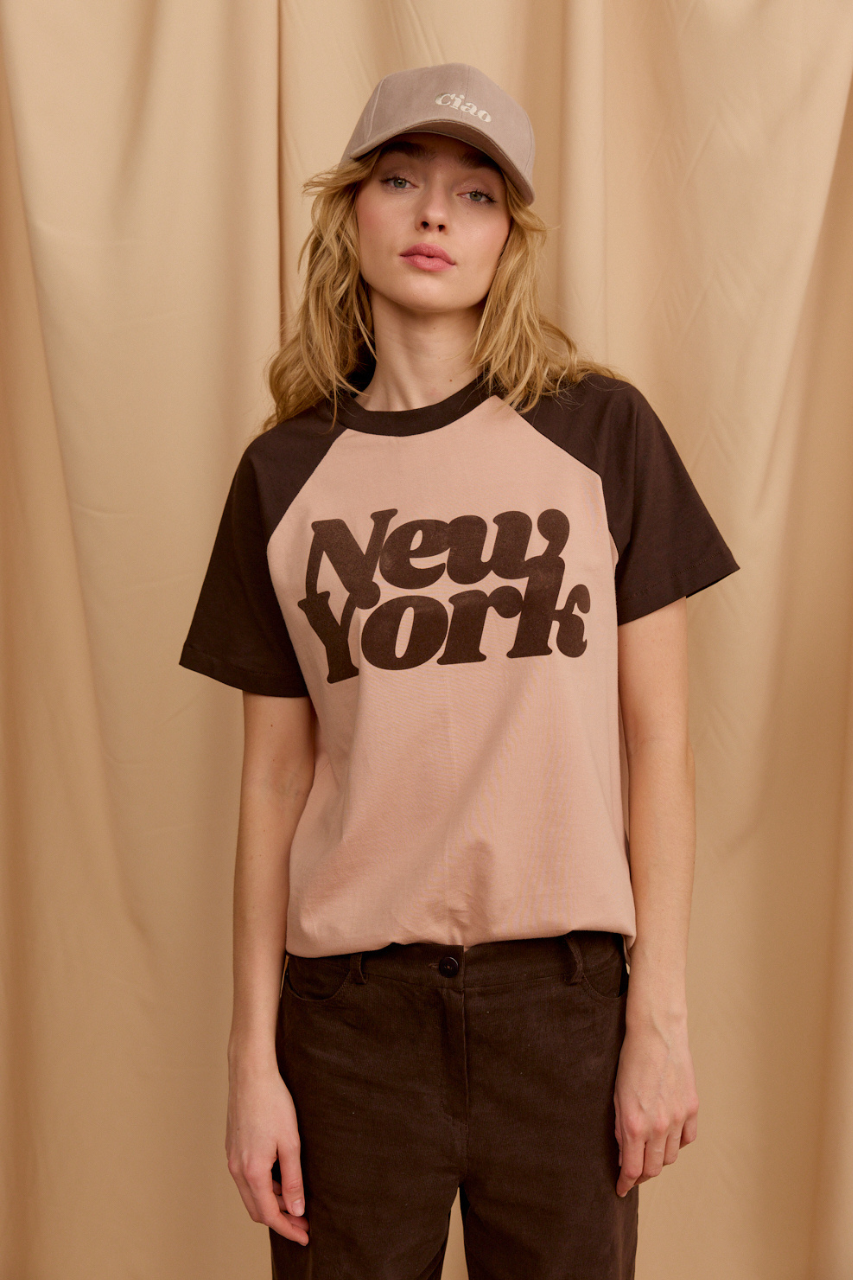 T-SHIRT NEW YORK RAGLAN