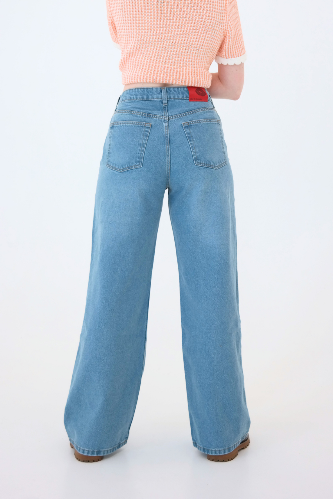 ELARA BARREL STANDARD JEANS DARK BLUE