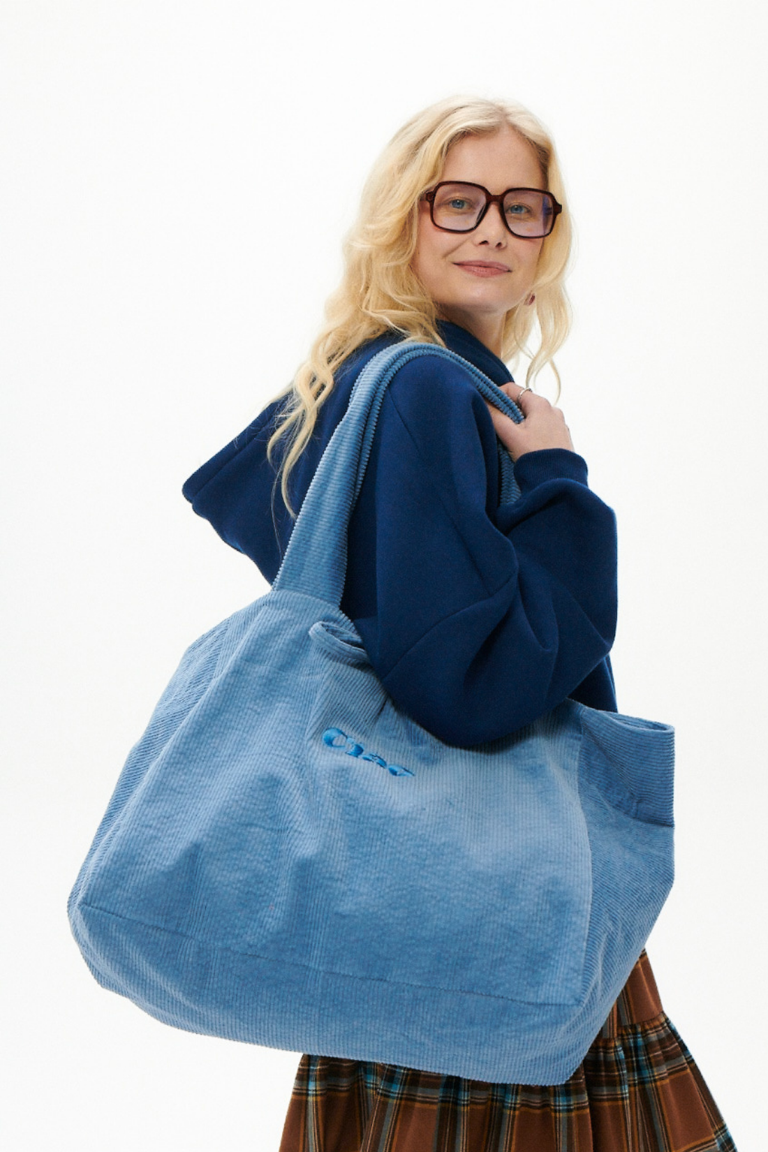 TORBA SHOPPER CIAO NIEBIESKA