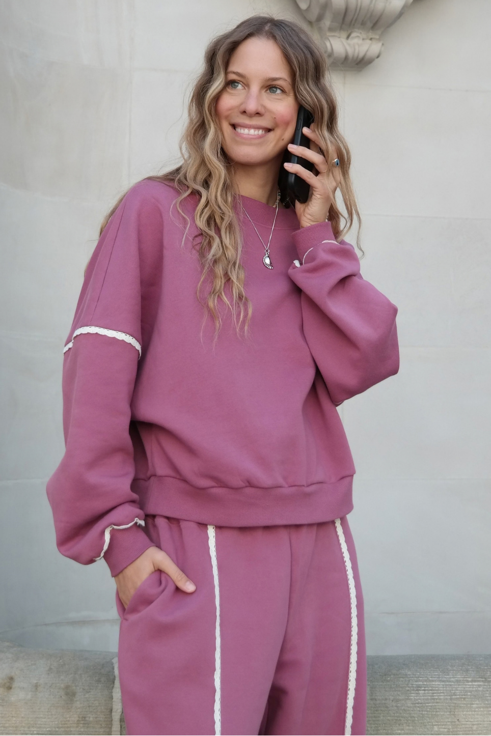BLUZA FAVOLA ŚLIWKOWA