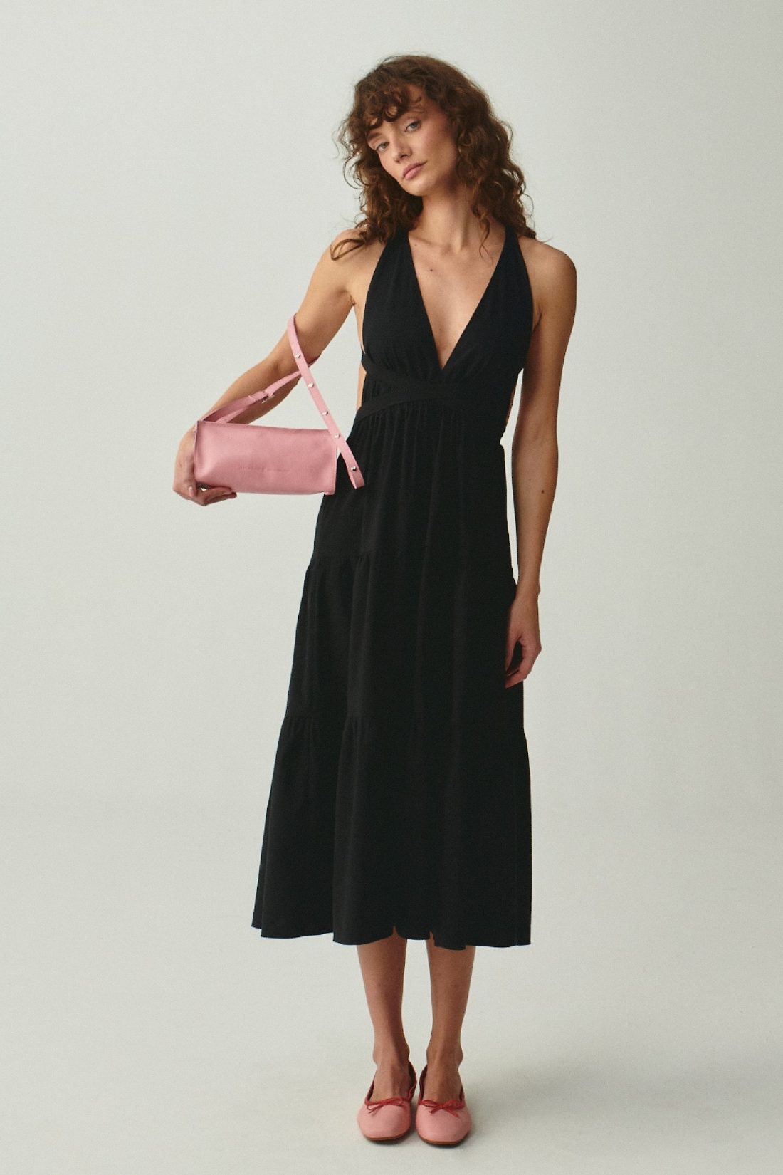 MARIE BALERINY RÓŻOWO - CZERWONE