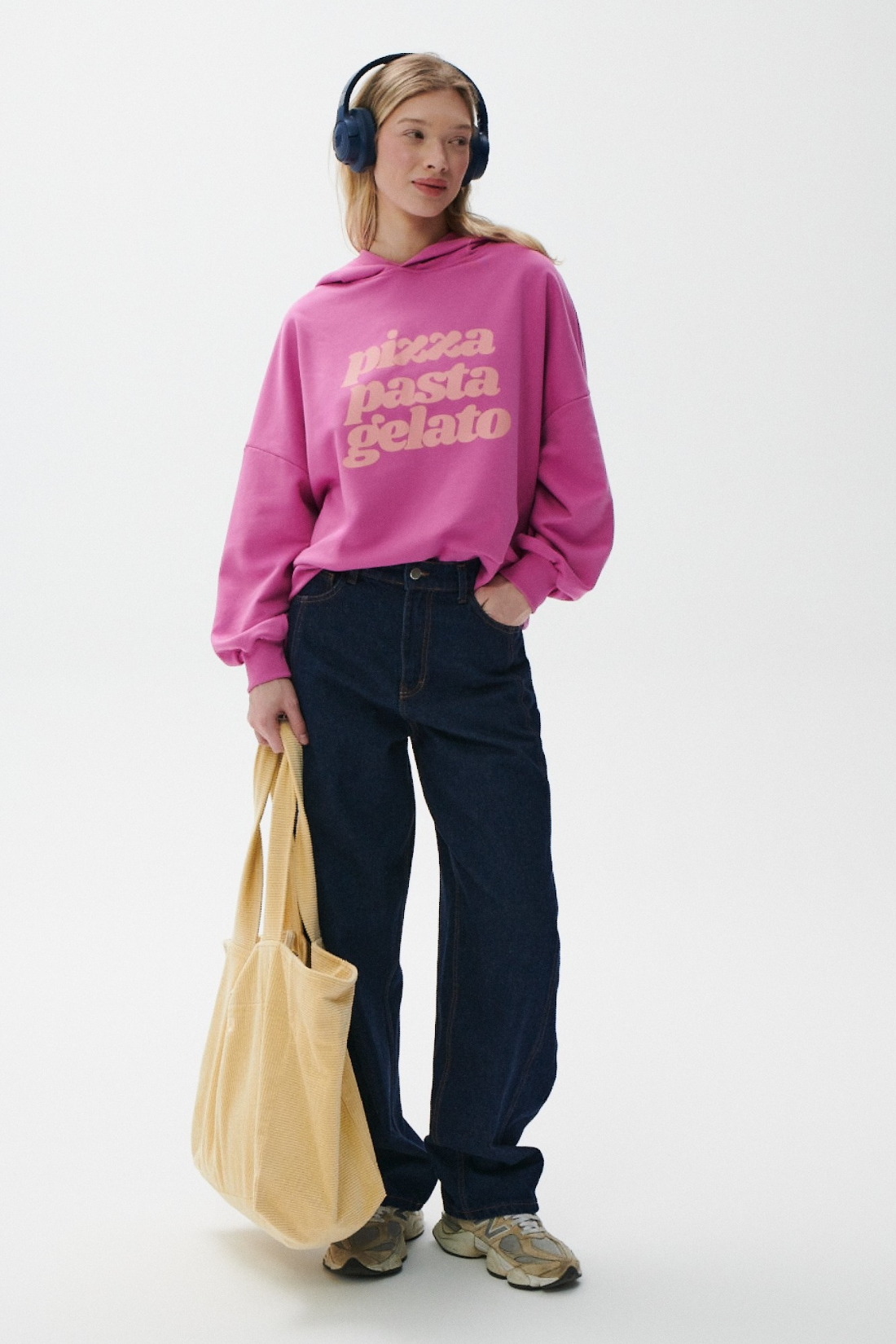 BLUZA PIZZA PASTA GELATO RÓŻOWA SUMMER