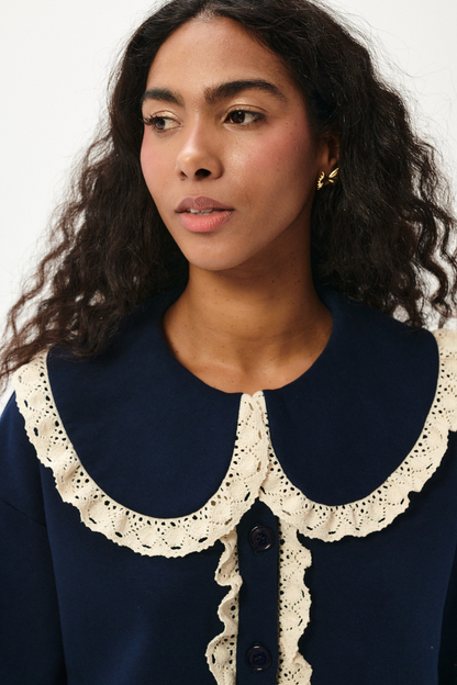 KARDIGAN NOELLE GRANATOWY