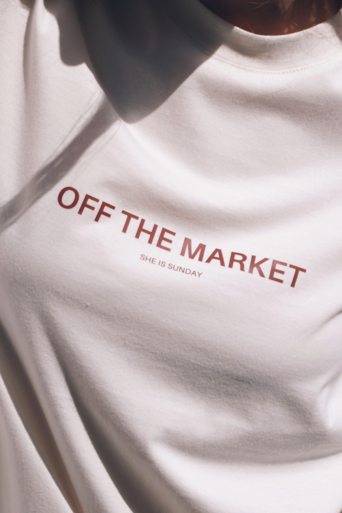 T-SHIRT OFF THE MARKET ŚMIETANKOWY
