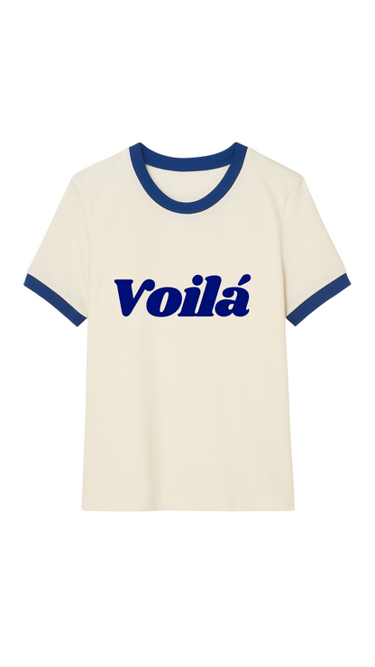 T-SHIRT VOILA BIAŁY