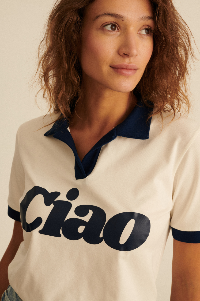 T-SHIRT POLO CIAO NAVY