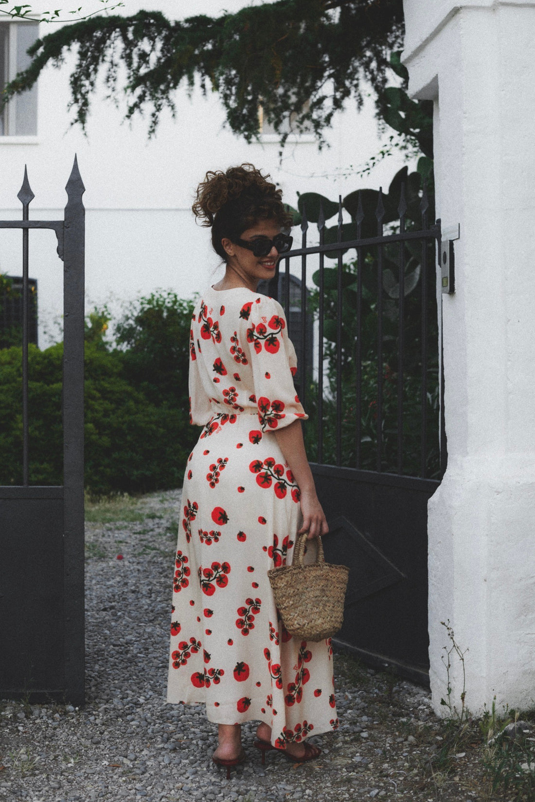 SUKIENKA POMODORO BEŻOWA