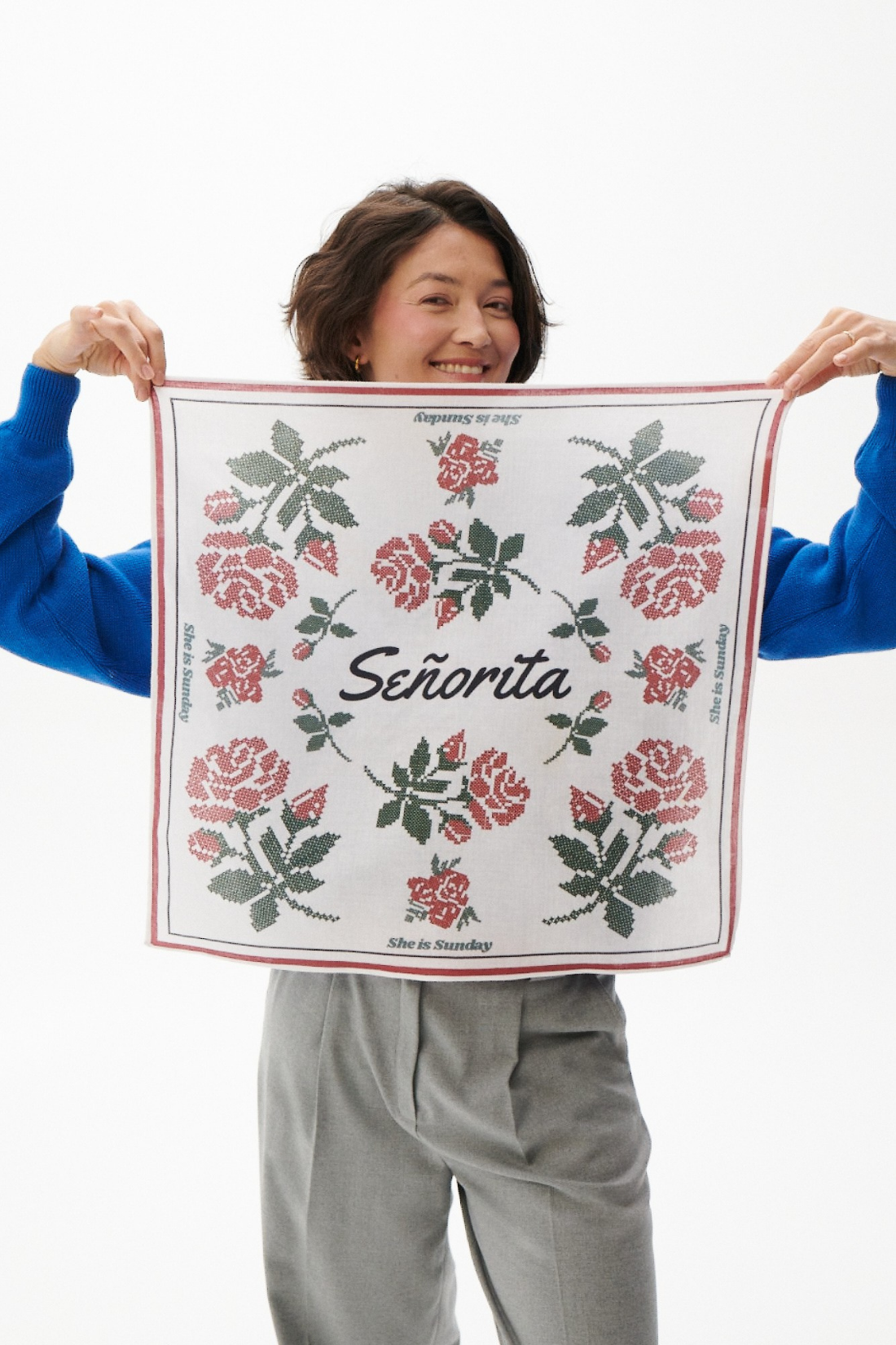 APASZKA BAWEŁNIANA SENORITA