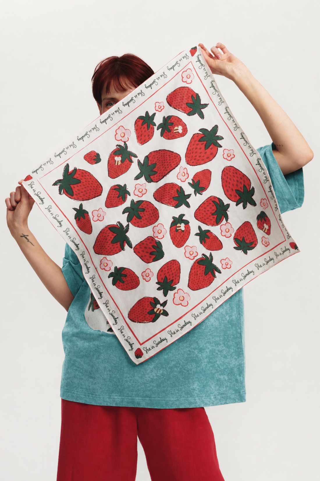 APASZKA FRAGOLA MUŚLINOWA ECRU