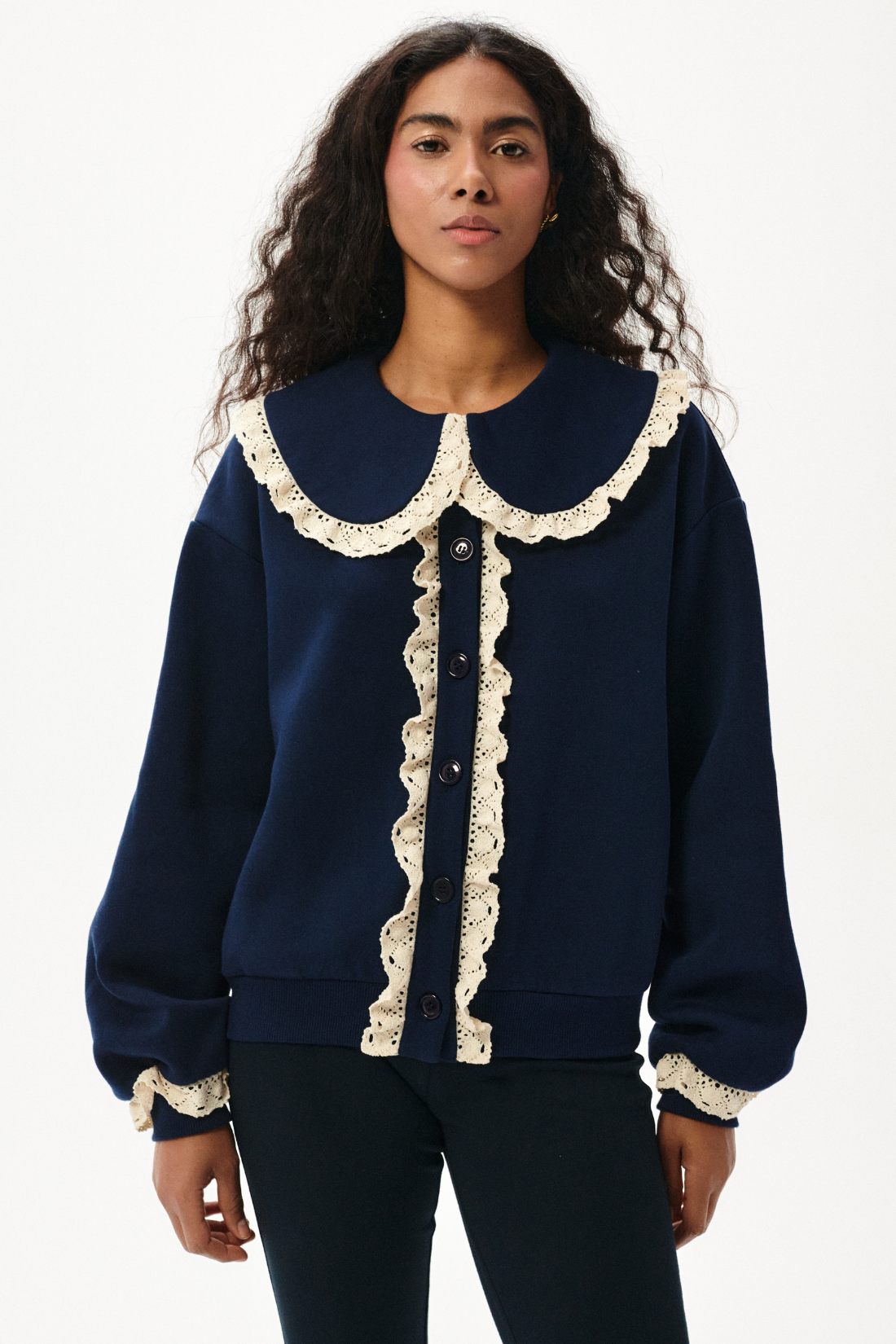 KARDIGAN NOELLE GRANATOWY