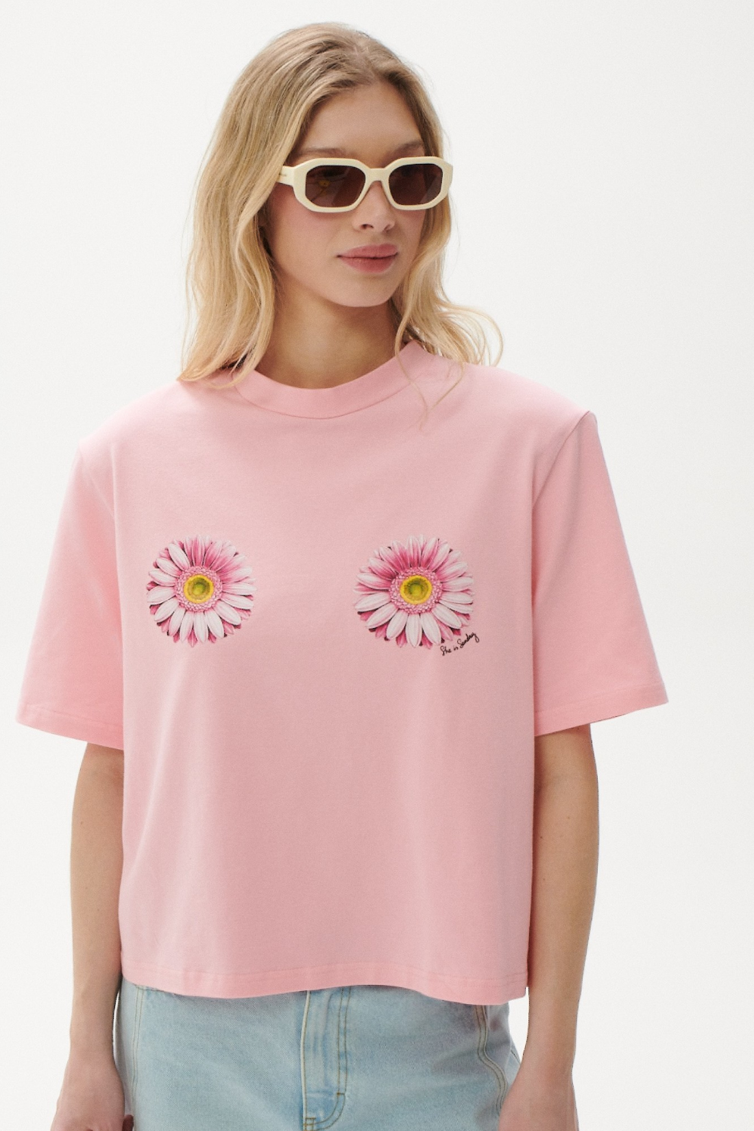 T-SHIRT FIRST KISS RÓŻOWY