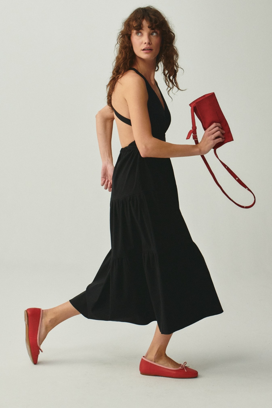 MINNIE TORBA CZERWONA ZAMSZ