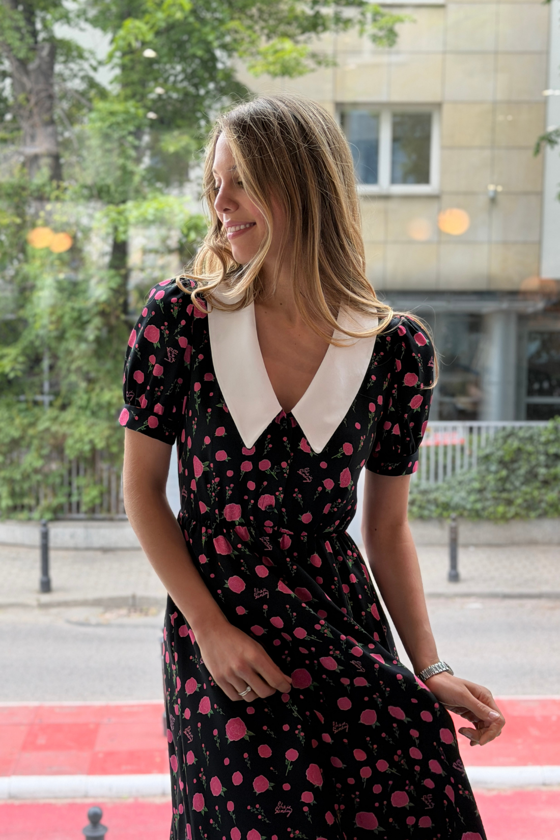 SUKIENKA BELLARIA ROSE PRINT