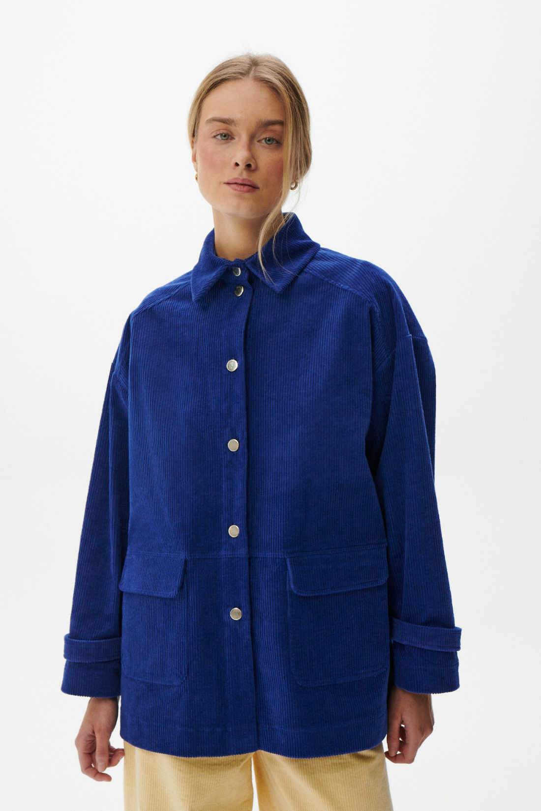 KURTKA SZTRUKSOWA NORDIC KOBALTOWA