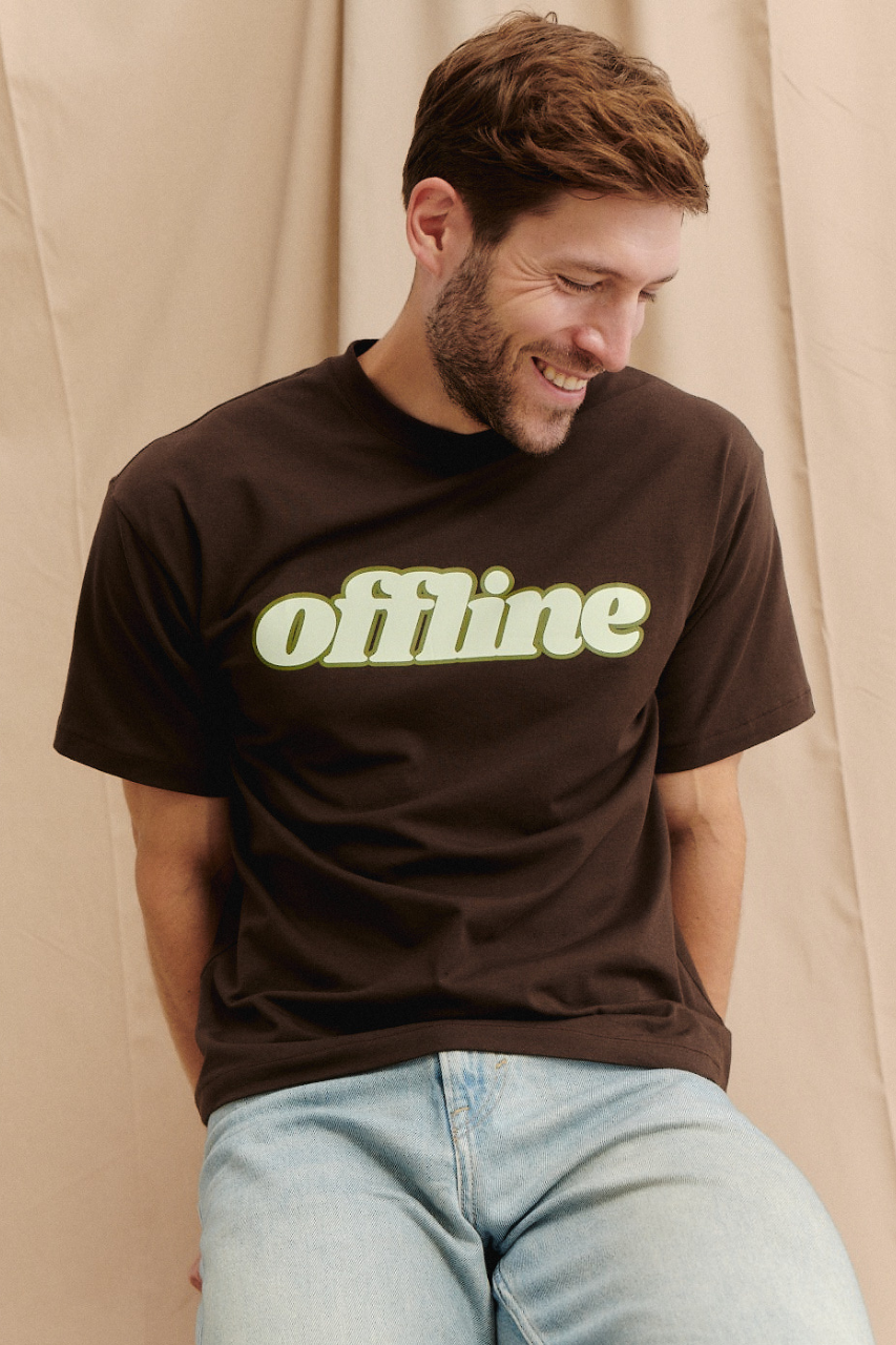 T-SHIRT OFFLINE CHOCO - MEN