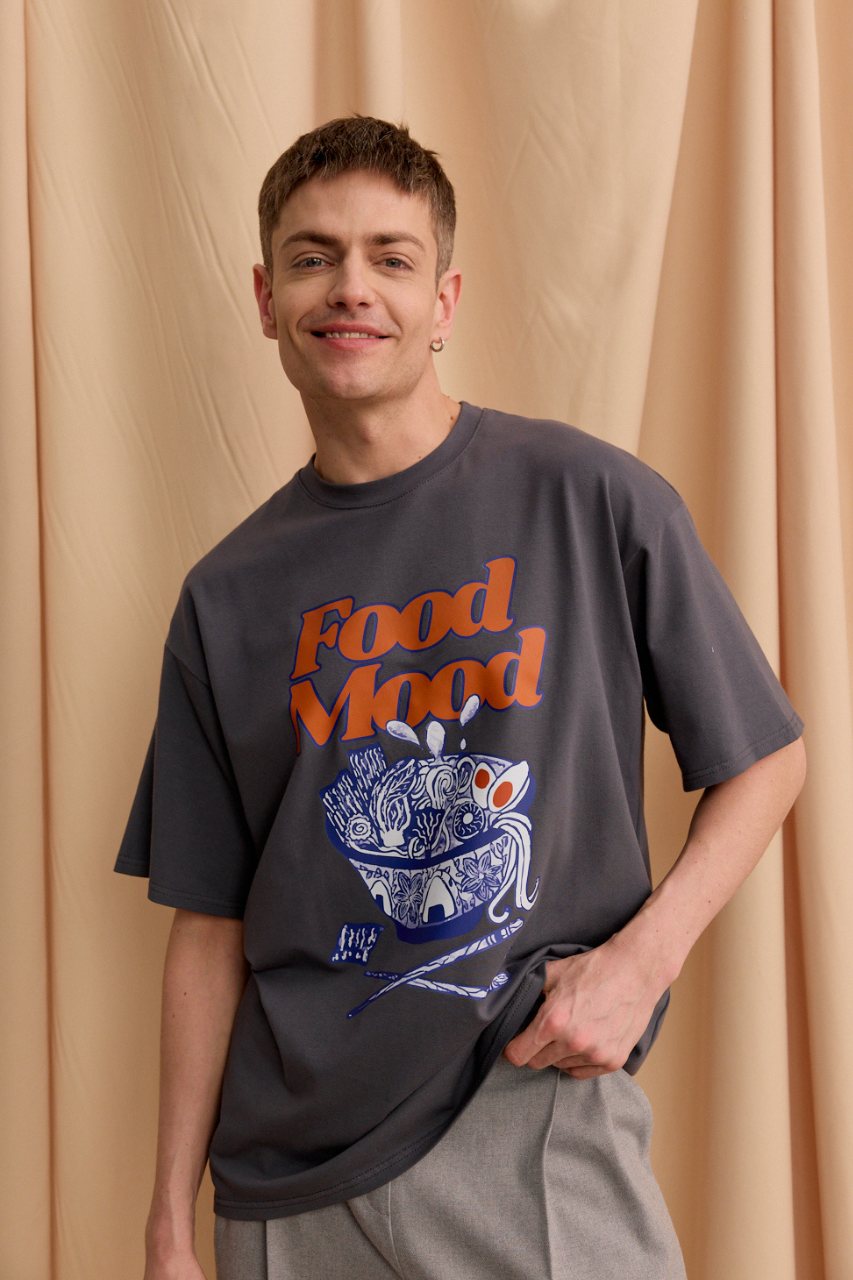 T-SHIRT FOOD MOOD OVERSIZE - MEN