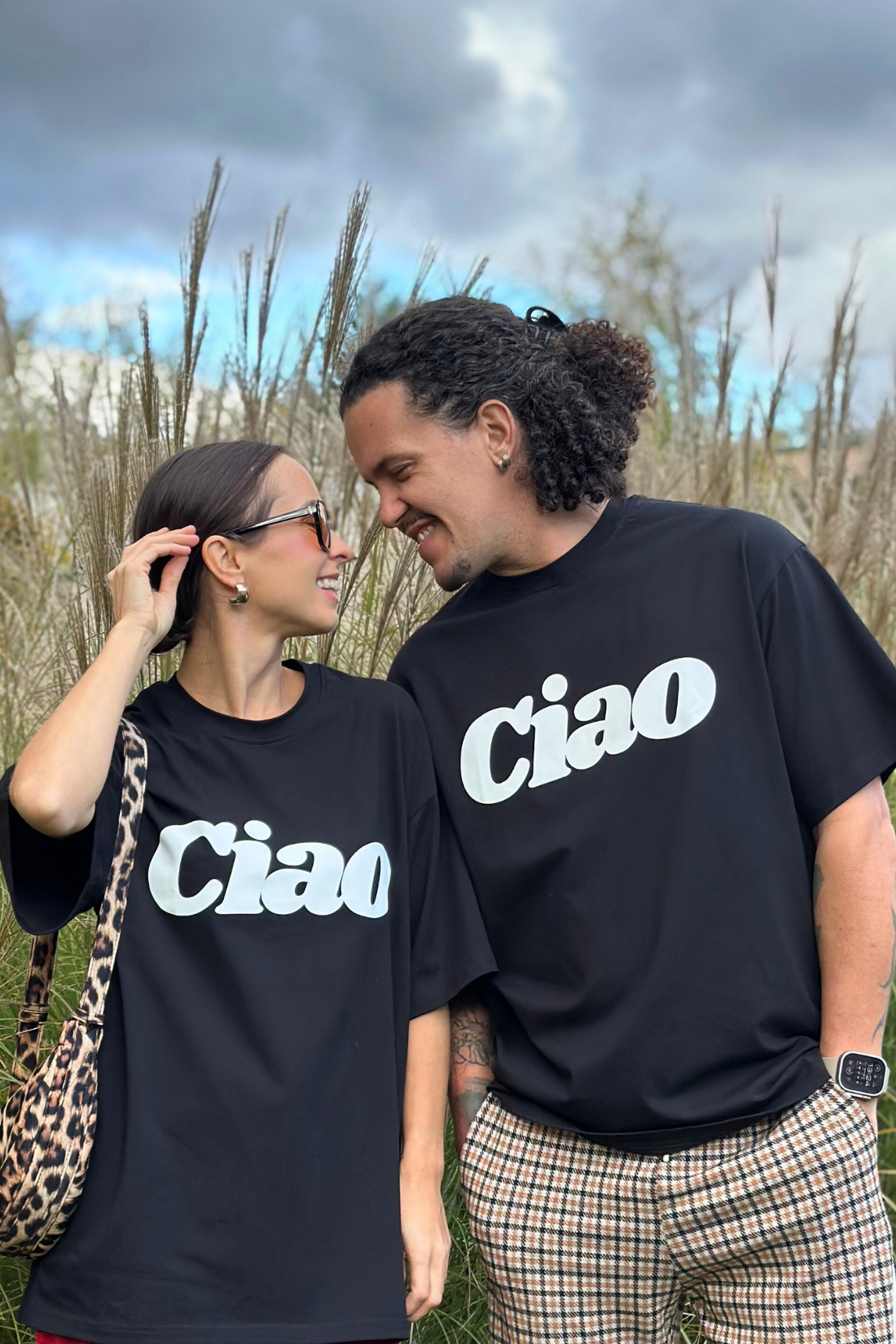 T-SHIRT CIAO BLACK - UNISEX