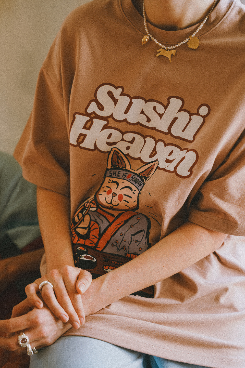 T-SHIRT SUSHI HEAVEN OVERSIZE