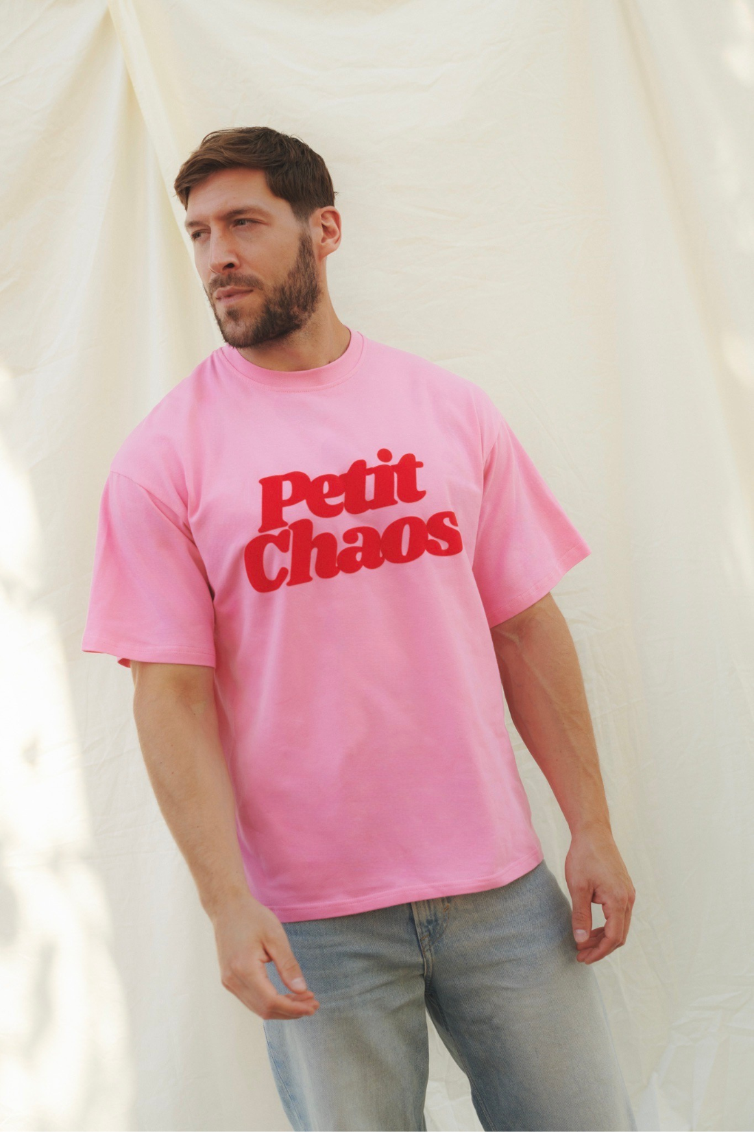 T-SHIRT PETIT CHAOS RÓŻOWY - MEN