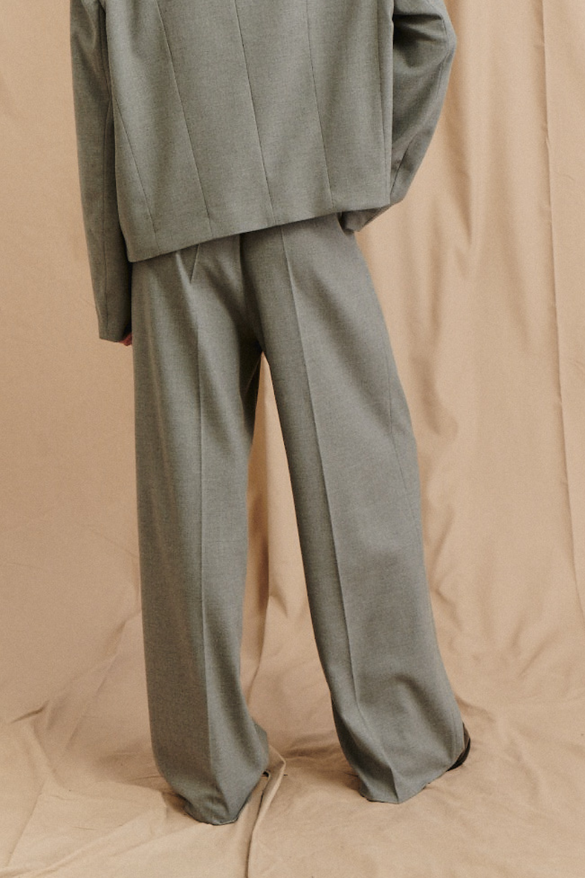 PANTALONI GREY MELANGE