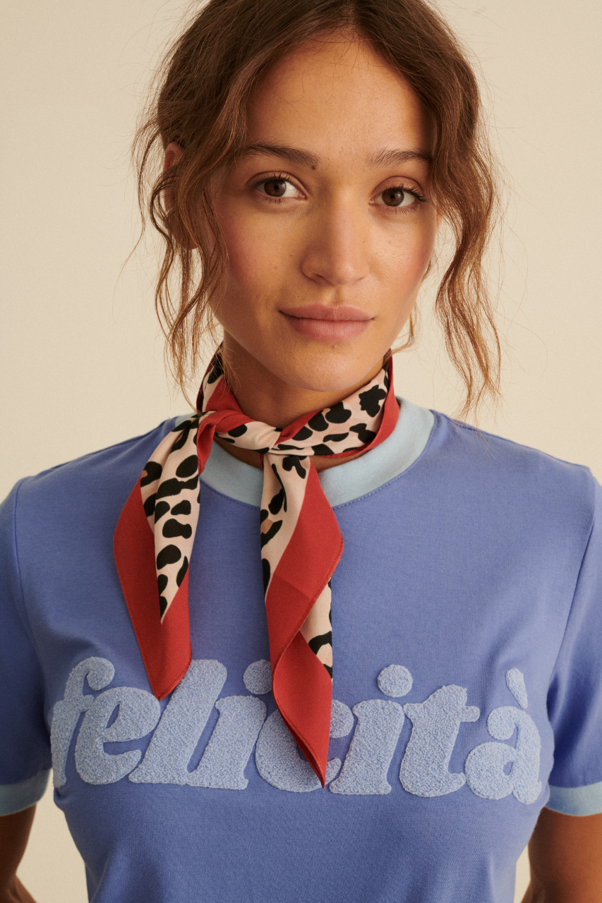 T-SHIRT HAPPINESS BLUE