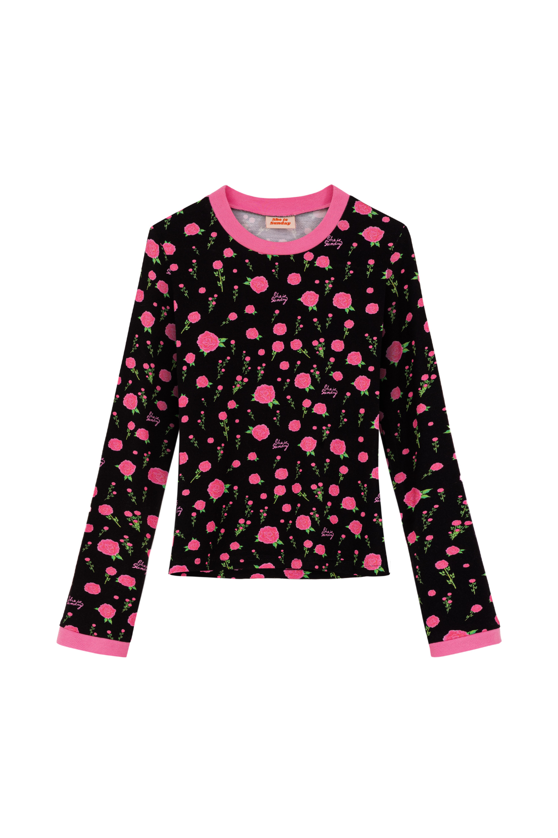 LONGSLEEVE ROSA FEROCE