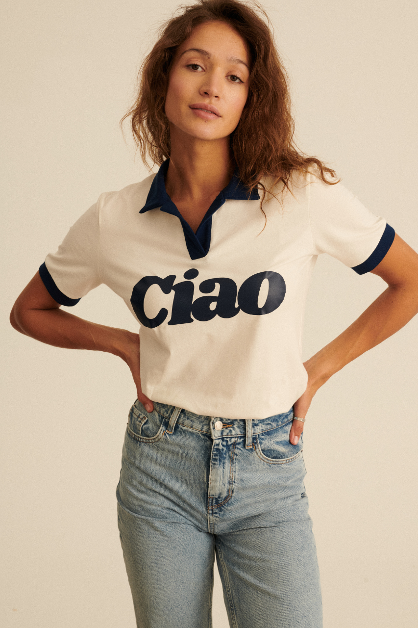 T-SHIRT POLO CIAO NAVY