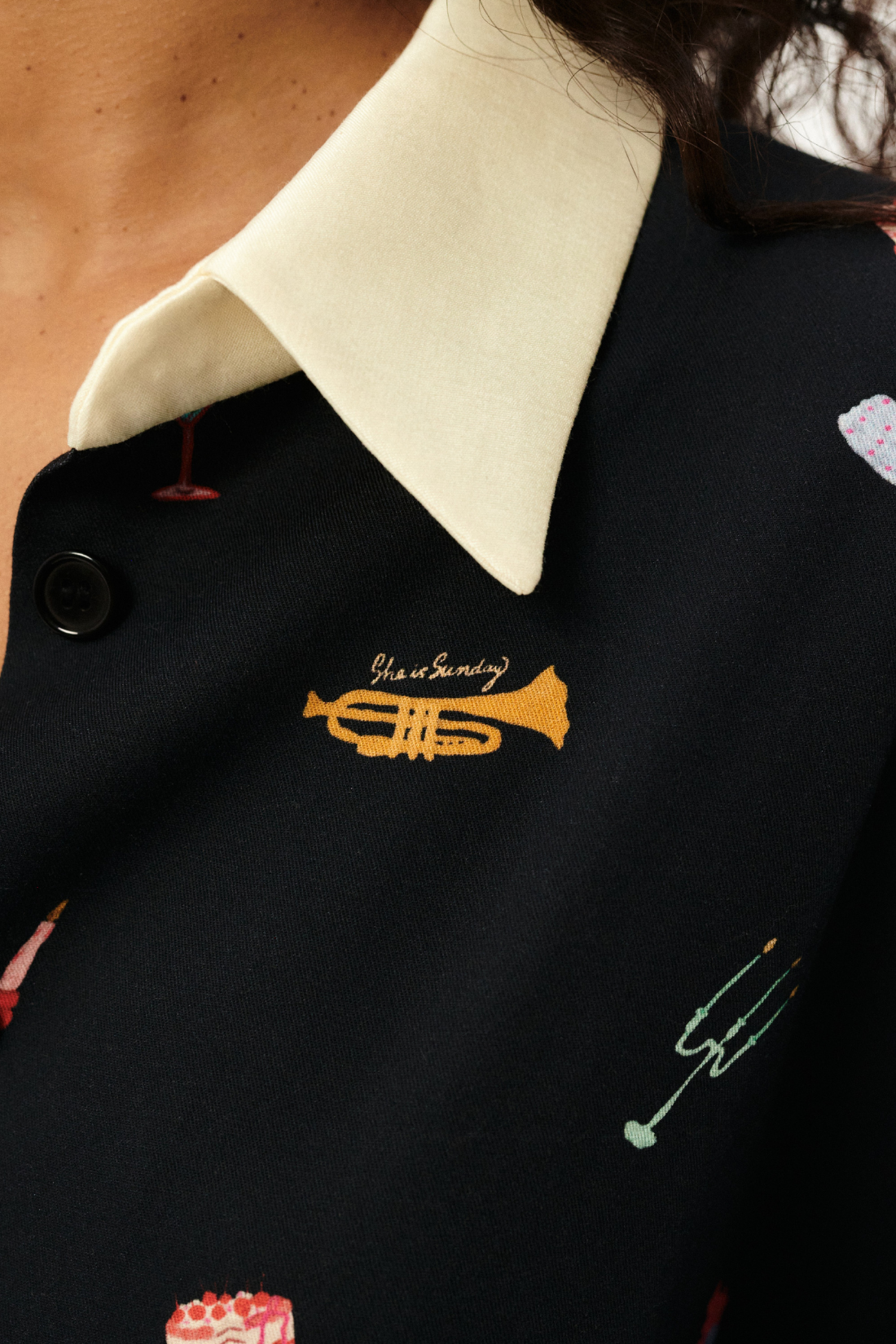 KOSZULA PARTY CZARNA