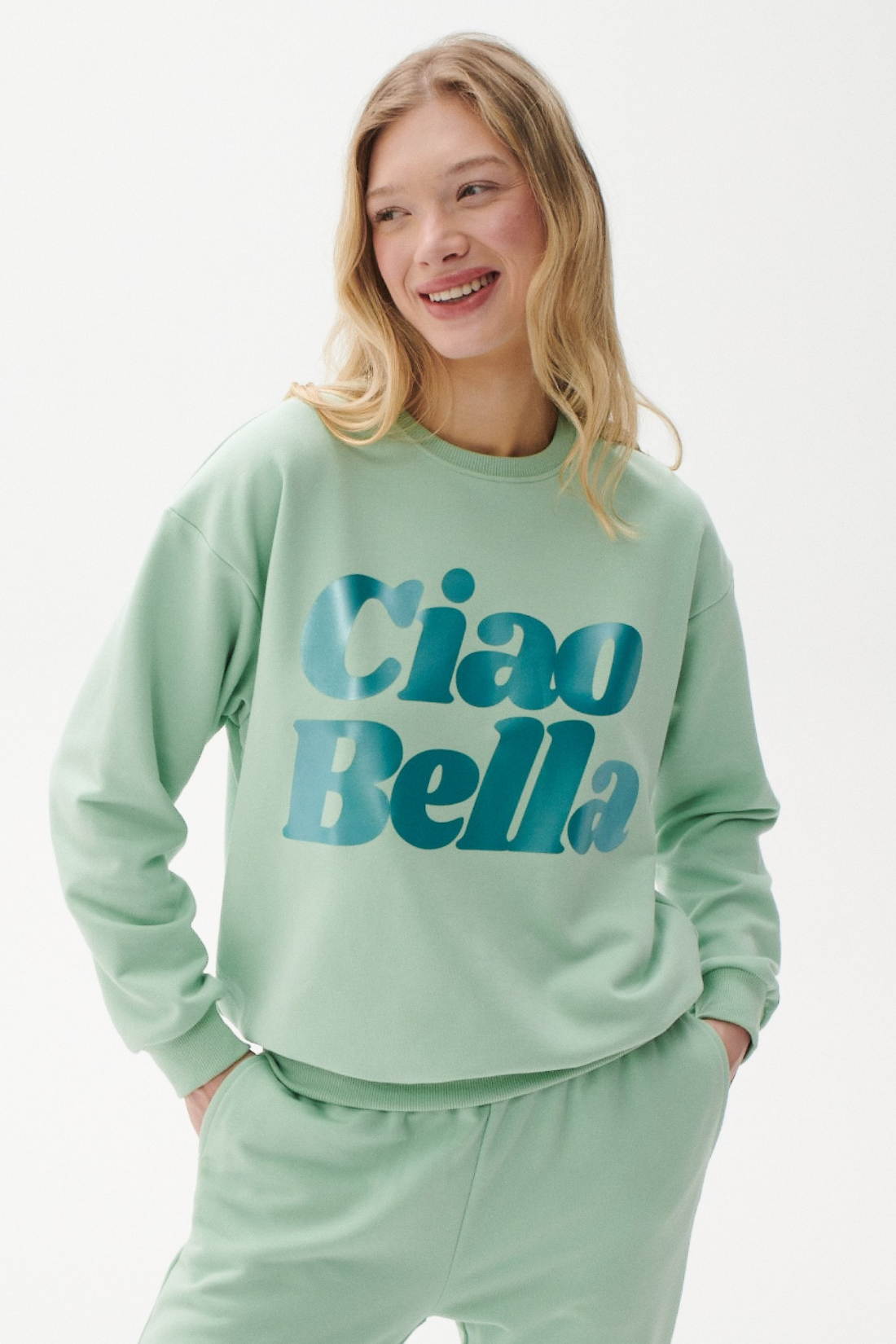 BLUZA CIAO BELLA MIĘTOWA